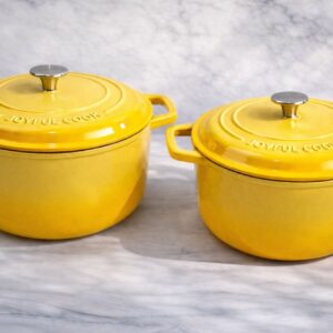 Elite Yellow Cast Iron Duo Set (2-Piece)